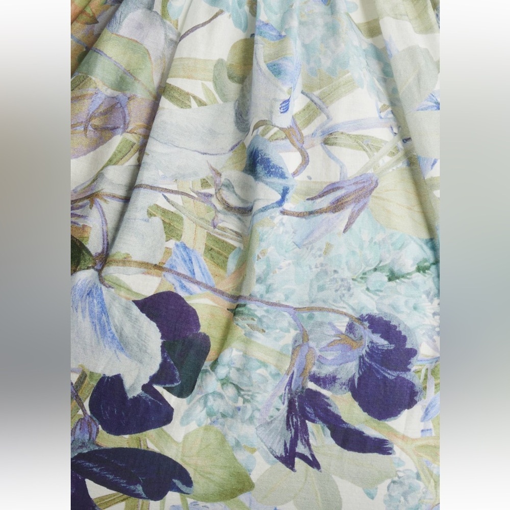 & Other Stories Floral Long Sleeve cotton Dress NWT - Picture 5 of 5